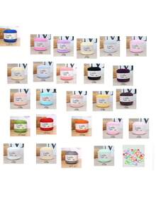 1 Roll/100g Soft Premium Yarn, 16-Ply Medium Thickness - Pastel Colors (Pink, Purple, Yellow, White) - Perfect For Knitting Scarves, Gloves, Sweaters, Hats, Bags And DIY Crafts, Handmade Yarn | Pastel Yarn | Soft Texture - Multicolor - View 12