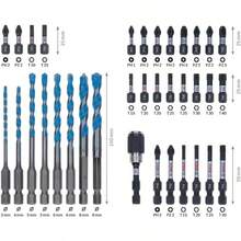 Bosch Accessories Professional 35Piece MultiPurpose Drill Bit And Impact Control Screwdriver Bit Set Pick And Click HEX9 Impact Driver Accessories - 35PcsSet - View 4