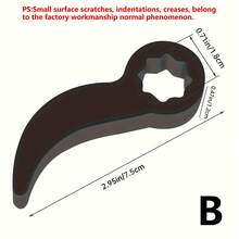 1pc Adjustable Crowbar Adapter, Metal Half Shaft Drive Shaft Removal Tool, Compatible With 1/2" Ratchet Wrench, Universal Fit Mechanical Hand Tool