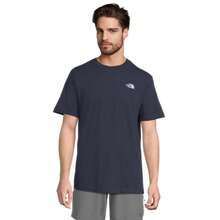 The North Face Evolution Simple Dome Regular Short Sleeve Tee |  | Men Sports Tees & Tanks - Summit Navy - View 1