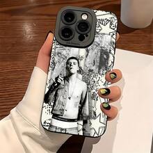 Yung Lean Rapper Phone Case Compatible With  17 16e 16 15 14 13 12 11 Mini Pro Max Air X XR XSMAX 8 7 Plus Shockproof Soft TPU Back Cover, Shockproof Protective Case, Fashionable Phone Accessories, Durable Material, Lightweight Protective Case,  User  17 Case  17 Pro Max Cover - 混合顏色 - 查看 4