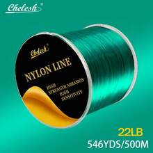 Chelesh 500米/546码高品质单丝尼龙钓鱼线，适用于海钓、淡水钓鱼（台湾地区），多种强度可选，经久耐用，结实可靠，可作为钓鱼礼品、圣诞装饰线或珠宝DIY串珠线。 - 彩色 - 查看 60