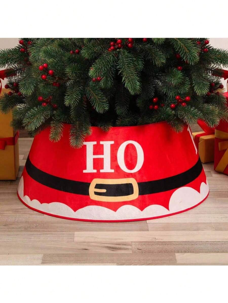 1 Piece, Christmas Tree Skirt, Christmas Tree Surround, Christmas Decoration, Base Christmas Decoration, Holiday Celebration Decoration, Scene Decoration, Holiday Decoration, Room Decoration, Home Decoration, Office Decoration, Theme Party Decoration, Christmas Decoration Christmas Decorations Home Christmas Gifts Christmas Decor - Multicolor - View 1