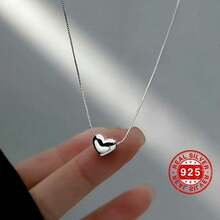 Mini Heart Pendant Necklace - Simple Yet Elegant Design, Durable, Long-Lasting Jewelry Decoration, Perfect Gift For Women And Girls - 彩色 - 查看 1
