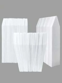 50/100/200pcs Horticulture Plant Labels 4 Inch PP Material, Waterproof One-Line Embedded Labels Reusable Acts As A Plant Growth Record - White - View 8