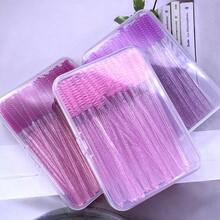 Mollie Lipper 50 Buah Kuas Bulu Mata Kristal dengan Kotak Penyimpanan, Set Perjalanan, Alat Ekstensi Bulu Mata, Makeup - MultiWarna - View 9