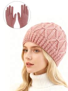 قبعة بيني كروشيه أحادية الطبقة، وصول جديد للخريف/الشتاء، قبعة محبوكة دافئة مع حماية للأذن، مناسبة للاستخدام اليومي والسفر والتنزه والتزلج، قطعة واحدة/قطعتان
