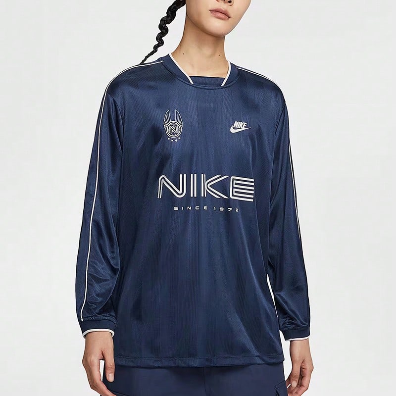 Nike 女子 NSW 长袖球衣 IM7453-410 - 顏色 - 查看 1