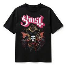 Ghost II Rock Band Black Unisex T-Shirt - 黑色 - 查看 2