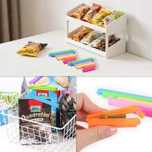 1PCS Plastic Food Bag Clip, Reusable Sealing Clip, Moisture-Proof, Dustproof, Fresh Kitchen Storage Box And Storage ,Household Helper - Mother's Day & Christmas Gift - Random - View 4