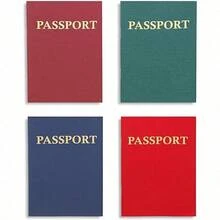 Passport Notebooks Bulk Set Travel Journal in 4 Colors 4 x 5.5 in 24-Pack - como en la foto - Ver 5