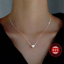 Mini Heart Pendant Necklace - Simple Yet Elegant Design, Durable, Long-Lasting Jewelry Decoration, Perfect Gift For Women And Girls - 彩色 - 查看 4