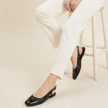 BLACK SLINGBACK - 黑色 - 查看 2