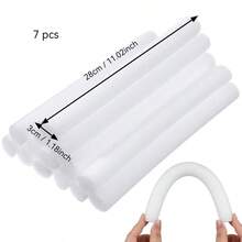 7条沙发垫防滑条，泡沫棒用于固定扶手椅和沙发套，也可作为婚礼、节日、派对花卉装饰；门、窗、墙面填充物