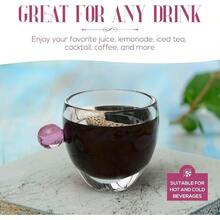 DDouble Wall Glass Coffee Mugs With Colored Handle Set Of 2 8.5-Oz Wide Mouth Glass Mugs For Office Bar Party Or Gift 3.54 X 3.35 Insulated Latte Cups Pink - 粉色 - 查看 5