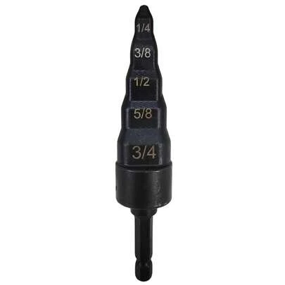 Herramienta de Expansión de Tubos 5 en 1 con Broca y Vástago Hexagonal para Tubería de Cobre de 7/8 3/4 5/8 1/2 3/8 y 1/4, Imprescindible para Aire Acondicionado