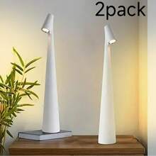 1pc Creative Modern Wireless Portable LED Lamp, USB Rechargeable Desk Lamp With Touch Control 3 Brightness Levels, Suitable For Bedroom, Bedside, Study, Living Room, Cafe And Home Lighting, Christmas Holiday Decor Gift - Multicolor - View 16