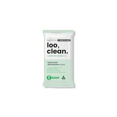 Loo Clean 15 Flushable Wipes X 18 Pack