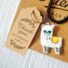36pcs/12set-60pcs/20set - Cute Alpaca Keychain Set, Alpaca Keychain, Party Gifts - Birthday Party Gift Set, Wedding, Halloween, Christmas, Holiday Party Gift Set, For Colleagues, Employees, Teachers, Nurses, Graduation, Anniversary, Party Souvenirs - Multicolor - View 4