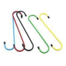 Ganchos de pinza de freno de coche, ganchos de suspensión de pinza de freno automático con puntas de goma, herramientas universales para trabajo de suspensión de eje de rodamiento de freno RBAI - 1 paquete (amarillo) - Ver 4