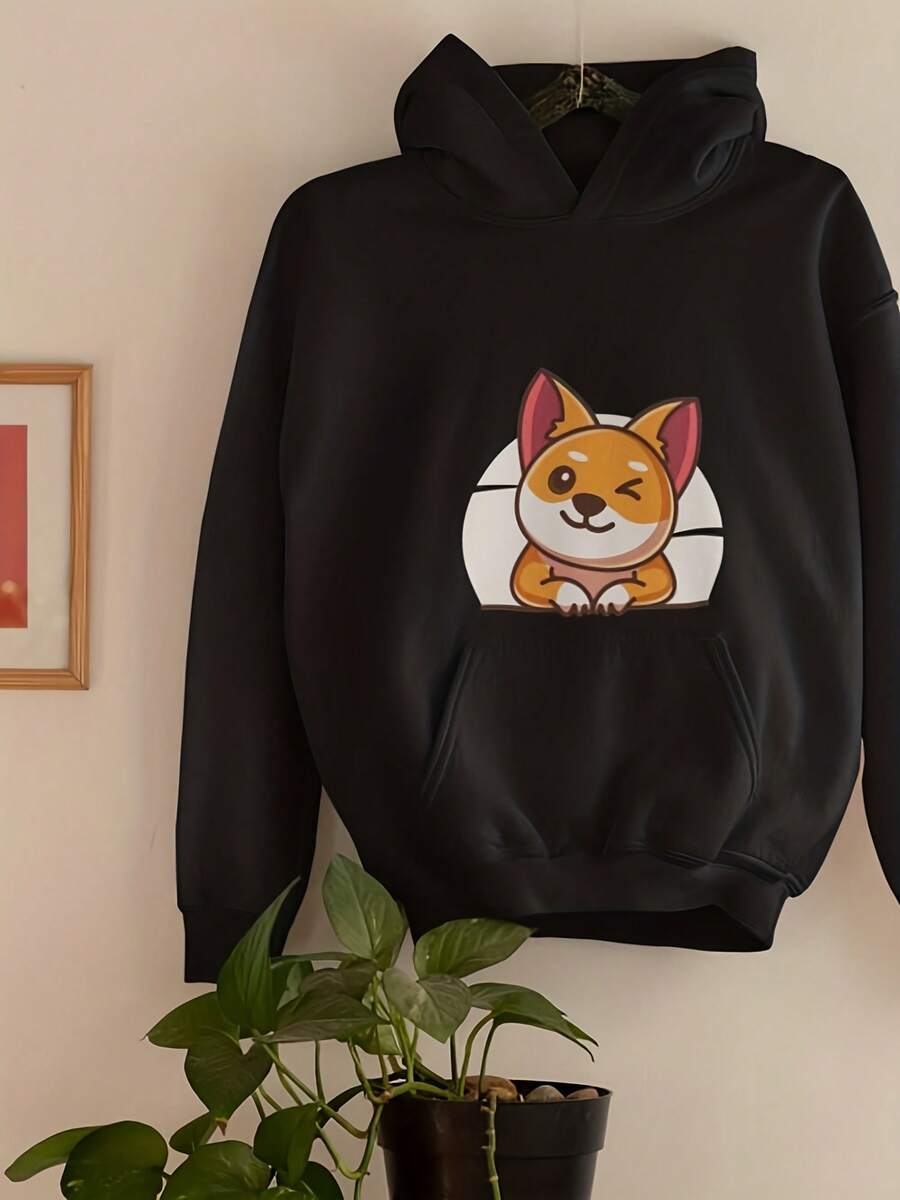 Corgi Hoodie, Gift For Corgi Lovers, Dog Lover, Birthday Hoodie, Vaines Day, Corgi Sweatshirt,Autumn/Winter Hoodie Autumn Set - 款式29 - 查看 1