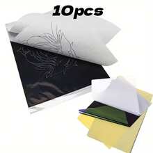 100pcs Professional Tattoo Transfer Paper - High Quality Template Transfer, Easy Tattooing - Advanced Thermal Carbon Copy Machine - Durable And Compatible With Tattoo Supplies