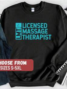 Funny Massage Therapist Sweatshirt, LMT Sweatshirt, Cute LMT Crewneck, LMT Graduation Gift, Massage Therapy Shirt, Lmt Gift, Lmt Pullover - 款式23 - 查看 1