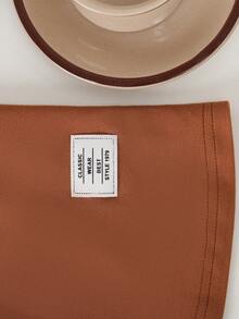 女童条纹 Polo 领长袖上衣 + 休闲喇叭裤套装 - 棕色 - 查看 4