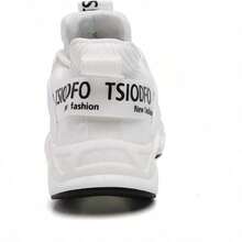TSIODFO - Tenis deportivos para niños y niñas tenis para correr y caminar - blanco - Ver 5
