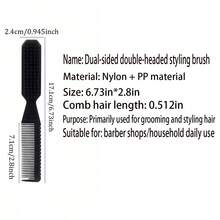 Zestaw szczotek dwustronnych 2 w 1, odpowiedni dla dzieci, zawiera szczotkę do włosów i delikatny grzebień, idealny do stylizacji włosów dziecka w domu