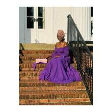 Vestido de disfraz medieval y renacentista, vestidos de época victoriana y regencia para mujeres - Pequeño-Mediano + Morado - Ver 5