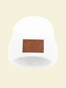 1 szt. spersonalizowana dzianinowa czapka, spersonalizowana dzianinowa czapka z imieniem, spersonalizowany tekst, prezent rocznicowy, prezent urodzinowy, prezent ślubny, prezent na walentynki, prezent na dzień matki, prezent na dzień ojca, prezent dla najlepszych przyjaciół, prezent na Święto Dziękczynienia, prezent na Boże Narodzenie, spersonalizowane czapki, łatwy komfort, kolorowy, słodki, uroczy, zabawny, kawaii, Y2K, stylowy, unisex, swobodny, niestandardowy, spersonalizowany, wyjątkowy, spersonalizowany, idealny prezent dla niego, idealny prezent dla niej, dla niej, chłopaka, dziewczyny, rodziny, przyjaciół, delikatny romans, do biura, do szkoły, do klasy, na prezenty dla nauczycieli, na uniwersytet, dla kolegów, do akademika