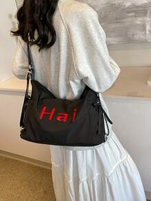 1个可转换肩包/背包，大容量尼龙休闲旅行包 - 彩色 - 查看 3