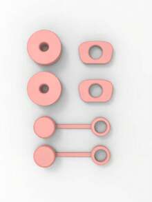 3 件套防溢塞套装，适用于 2.0 40 盎司 30 盎司杯子，配件包括吸管盖、固定防漏塞和盖子防溢塞，透明学校用品，返校，适用于 8-10 毫米杯子配件 - 彩色 - 查看 25