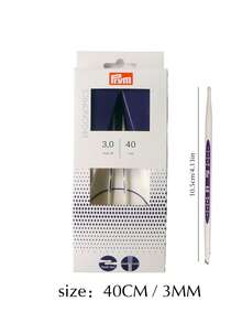 Prym Carbon 人体工学环形编织针，适用于编织 DIY 织针工艺工具