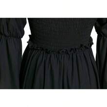 Medieval Renaissance Costume Dress Regency Dresses Women Victorian - Large / X-large + Black - View 5