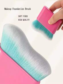 1 szt. Bardzo duży, miękki, falisty pędzel do makijażu, bezszwowy do kremu BB, podkładu, pudru, kremu do pielęgnacji skóry, niewchłaniający, pędzel do podkładu, pędzel do korektora, pędzel do różu, pędzel do konturowania, pędzel do różu, pędzel do bronzera, pędzel do pudru, pędzel do podkładu, pędzel do różu