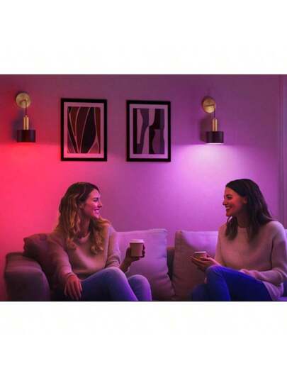 Moderne Adjustable LED Wand Lamp, RGB Bulb, Dual Purpose Rechargeable, Easy Installation, Living Room, Bedroom, Porch, Hallway, Kitchen, Gallery view 7