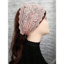 Lace Headbands For Women Hair Accessories Mantillas Headband For Womens Blush One Size