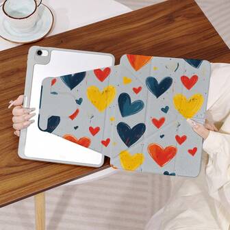 Funda giratoria 360° para iPad con soporte plegable en forma de Y, impresión UV de alta definición, apta para iPad 11 2025, iPad Air 11/13 2025 M3, iPad Air (M2) 11/13 pulgadas, iPad Air 4/5/6 10.9 pulgadas, iPad Pro 11 pulgadas, iPad Pro 12.9 pulgadas, iPad 10.2 pulgadas, iPad 9th/10th Generation y varios modelos, diseño elegante, excelente para oficina, hogar, viajes, regalo de cumpleaños o Navidad ideal para niños