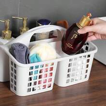 1个大容量塑料手持式淋浴置物篮，浴室收纳篮，多功能整理篮 - 彩色 - 查看 9