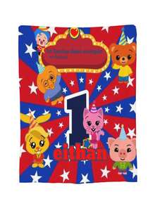 Plim Plim Anime Flannel Blanket For Girls Boys Anime Gifts Throw Blanket Cozy Plush Flannel Fleece Print Blankets Double-Layer Blanket Lightweight Fuzzy For Bed Decor - 黑色 - 查看 3