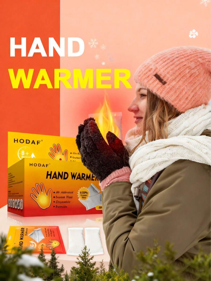 4pcs/2bags,10pcs/5bags,Outdoor Sports Warm Autumn And Winter Self Heating Hand Warmer,Winter Anti Cold And Warm Outdoor Disposable Portable Warm Baby Patch