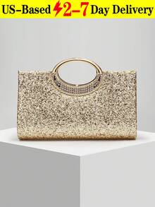 Women's Fashion Sparkling Crystal Rhinestone Clutch Purse, Luxury Shiny Rhinestone Evening Handbag For Prom, Party, Ball, Birthday Celebration, Bridal Clutch, Perfectly Matching With Bridal Party, Prom Bag For Party.Elegant Sparkling Evening Purse For Women, Crystal-Detailed Hand-Held Clutch With Radiant Shine, Versatile Formal Bag For Weddings, Proms And Black-Tie Events.Sparkling Evening Purse, Crystal Clutch Bag, Formal Handbag, Wedding Purse, Prom Clutch, Black-Tie Event Bag, Radiant Clutch, Elegant Night Bag, Versatile Clutch, Celebration Accessory, Women's Formal Bag, Party Purse, Shimmer Bag, Gala Clutch, Special Occasion Bag.Christmas,Christmas Gifts,Gifts For Women,Crossbody Bags For Women,Purses,Purses And Bags Women,Makeup Bag,Bags For Women,Shoulder Bag,Carteras Para Mujer,Christmas Bags,Carteras Para Mujer,Mom Gifts,Makeup Bag,Personalized Gifts,Teacher Gifts,Teacher Christmas Gifts,Totes Bags For Women,Purses And Bags Women,Purses And Bags - Nhiều màu - Xem 13