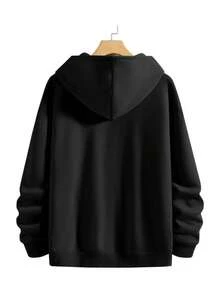 Red Bull Verstappen F1 Racing Blueprint Print Hooded Sweatshirt, Comfortable For Autumn And Winter, With Pockets, Washable, Perfect For F1 Racing Fans, Suitable For Everyday, Outdoor, And Party Outfits. - Black - View 2