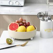 Makeup Perfume Organizer Tray 360 Degree Rotating Lazy Susan Skincare Lotion Organizer Spinning Cosmetics Storage For Dresser Vanity Bathroom Countertop Small Beige - Beige - View 5