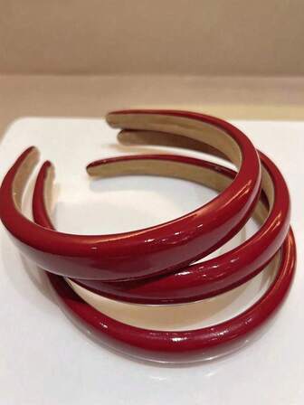 1/2/3pcs Classic Retro Shiny Leather Headbands, Suitable For Washing Face, Makeup, Casual, Commute, Party, Holiday, Evening, Performance, Youth Decoration, Back To School, Thanksgiving, Birthday, Holiday Gifts, Hair Accessories, Stocking Stuffers For Women, Stocking Fillers Women, Christmas Gift, Stocking Stuffers For Adults, Stocking Fillers For Adult, Hair Stuff, Stocking Stuffer, Coming-Of-Age Christmas Hair Accessories, Gift Ideas For Women, Beauty Stocking Fillers, Christmas