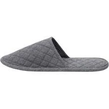 Home Slippers For Guest Ibluelover Portable Travel Spa Slippers Foldable Flat Closed Toe Home Shoes With Non-Slip Sole Spa Hotel Slippers Washable Guest Room Cotton Indoor House Shoes Business Trip Flight Footwear - 灰色 - 查看 6