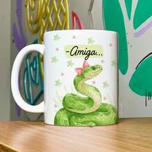 JPS INFO Caneca Divertida Amizade - Amiga....Eu vi - 325ml