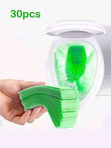 30/60/90片装马桶清洁片,地板清洁片,洁厕剂,去污,持久留香,地板去污亮泽清洁片,浴室清洁用品浴室装饰秋季装饰 - 彩色 - 查看 17